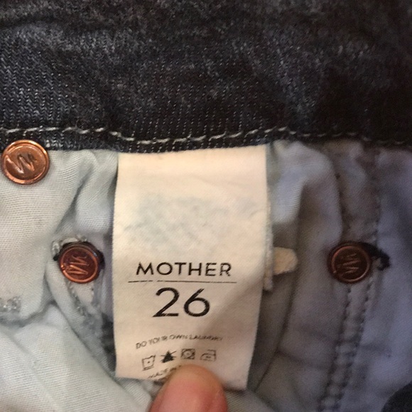 MOTHER dark wash skinny jeans - Picture 3 of 5